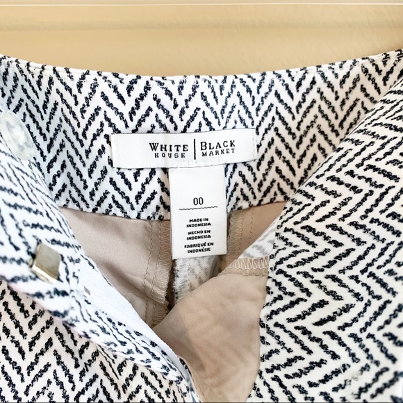 WHBM print shorts dress pockets 5” inseam 00 - Picture 4 of 7